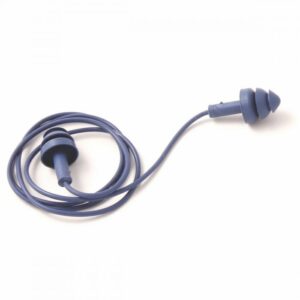 Detectable Earplugs 3 Flange re-usable
